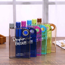 Bouilloire en plastique transparent format livre A5