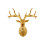 Sculpture murale tête de cerf (1 pièce) 1