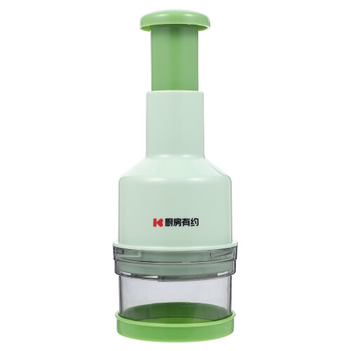 Presse-ail en acier inoxydable, vert, 21 cm