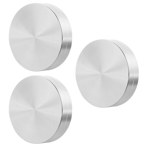 Cuscinetto rotante in alluminio, diametro 3,5 cm, 3 pezzi