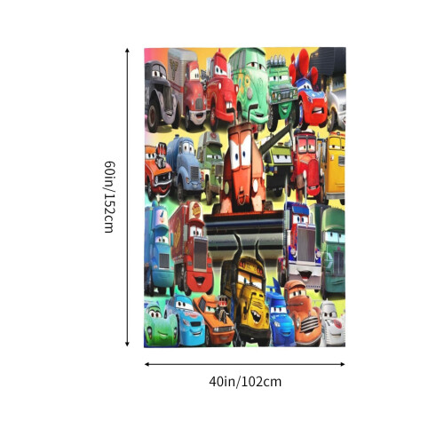 Ταπισερί Lightning McQueen 60x40 ίντσες από πολυεστέρα 1