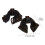 Boucles d'oreilles papillon luxueuses couleur-Bleu profond 4