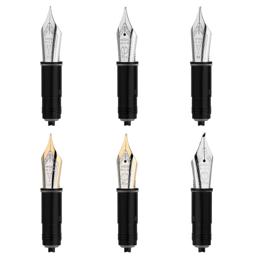 Pointe de stylo plume souple et Flexible en-Pointe M argentée 1