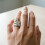 Handcrafted Alloy Roman Colosseums Ring With Adjustable-Silver 7