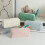 Multifunctional Fabric Pencil Bag Large Capacity Pencil-Pink 7