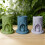 Decorative Silicone Mould Rabbits Tree Stump Planter For DIY 4