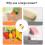 3Pcs Fruit Vegetable Shaped Erasers Large Size-3 piece set 5