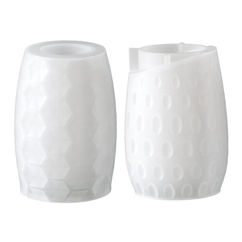 Moule en Silicone pour Vase à points Ellipse à facettes-modèle 1 1