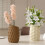 Moule en Silicone pour Vase à points Ellipse à facettes-modèle 1 5
