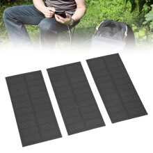 3 Stück Mini-Solarladegerät 1,3 W PET-Monokristallin