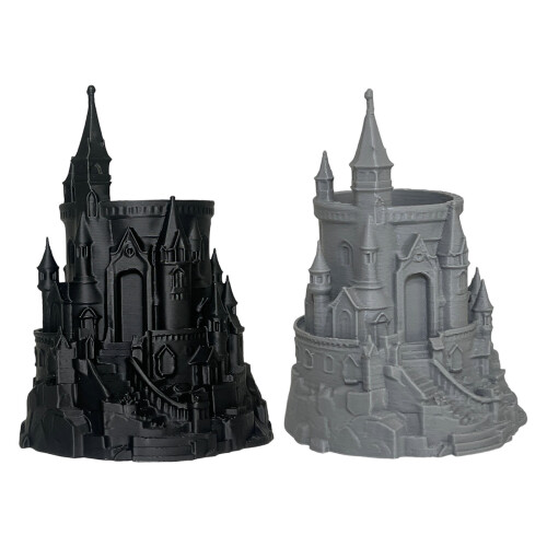 Home Office Desktop Decors Ornament Pen Inserted Holders-Grey 1