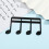 Music Note Clamp Piano Holder Music Score Fixed 3D-White 7