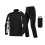 Durability Waterproof Bike Rain Suit Comfortable Split-Black M 1