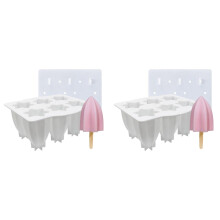 Moule à glaçons en silicone en forme d'étoile (2 pièces)