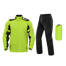 Professional Cycling Rain Suit Waterproof Motorcycle-Green 3XL