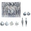 Staron Christmas balls silver plastic 40 pcs 1