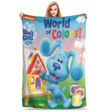 Blues Clues6Blanket Pläd Sängkläder Rumsinredning Flanellfiltar För Säng Soffa 80"X60"