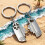 Elegante cruiseschip sleutelhanger hanger stevige legering 6