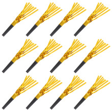 Gold Party Noisemakers Blower Whistles 12 pcs