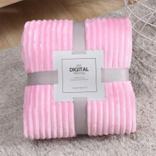 Plush Soft Throw Blanket Coral Velvet 100x150cm