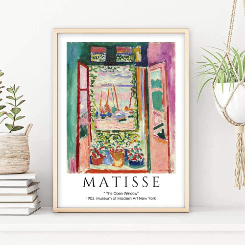 Abstrakcyjny wydruk ścienny Henri Matisse'a na płótnie