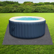 Tapis de sol pour spa gonflable 99 x 99 pouces