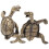 Turtle røgelsesbrænder i vintagestil, 2 stk. 1