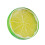 Fette di limone artificiali, decorazione realistica, 1 pezzo 1