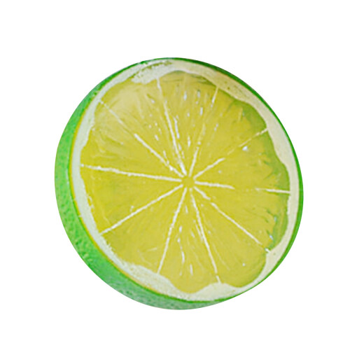 Fette di limone artificiali, decorazione realistica, 1 pezzo