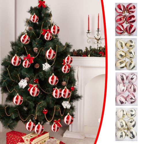 Kerstballenset van gegalvaniseerd plastic, 42 stuks