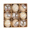 Christmas Tree Ornaments Set Champagne Ball 9PC 1