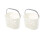 Plastic Bath Basket White 2 pcs 1