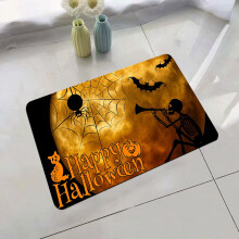 Tapis de porte d'Halloween Ă motif horreur 18 x 30 pouces