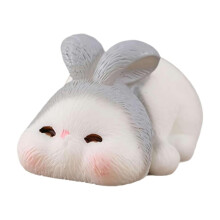 Mini statuette de lapin féerique en résine pour la décoration de jardin de Pâques