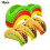 Mosiee taco holder wave shape hard rack30pcs 1