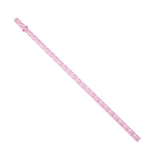 Doorzichtig plastic drinkrietje 26 cm