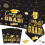Graduation tablecloth plastic rectangle 3 pcs 54 x 108 inch 1