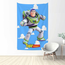 Toy Story -seinävaate, vedenpitävä polyesteri, pystysuora, yksiosainen