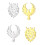 Conception de richesse de broche animale à la mode parfaite-Or B 2