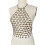 Bohemian Inspired Beaded Chest Chain Accessory-leopard print 6
