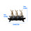 Convenient Rabbit Spices Jars Set Kitchen Organization Resin 3