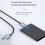 USB 3.0 MicroB-datakabel met versterkte connector voor-200cm 4