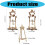 Alloy Metal Art Easel Photo Display Stand-Large pattern 2