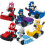 6PCS Sonic The Hedgehog's Mini four-wheel drive Series Figures Bricks UK Priority Delivery 3