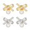 Arcs scintillants, perles, crochet d'oreille, accessoire pour-Or 5