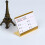 Support d'étiquette de prix en métal de Type L, 3.35x2.56-Argent 6