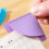 6Pcs Plastic Bookmarks Triangular Corner Page Book-candy color 6