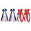 Patriotic Boots Bows Boot Ribbon Bows Decoration With-red 2