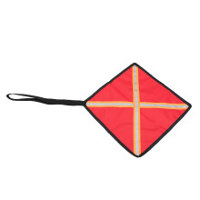 2 Stück Kajak-Sicherheitsflagge 3030 cm Rot reflektierend
