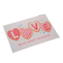 Valentinsdag verandamåtte Romantisk kærlighedsdesign 1 stk.